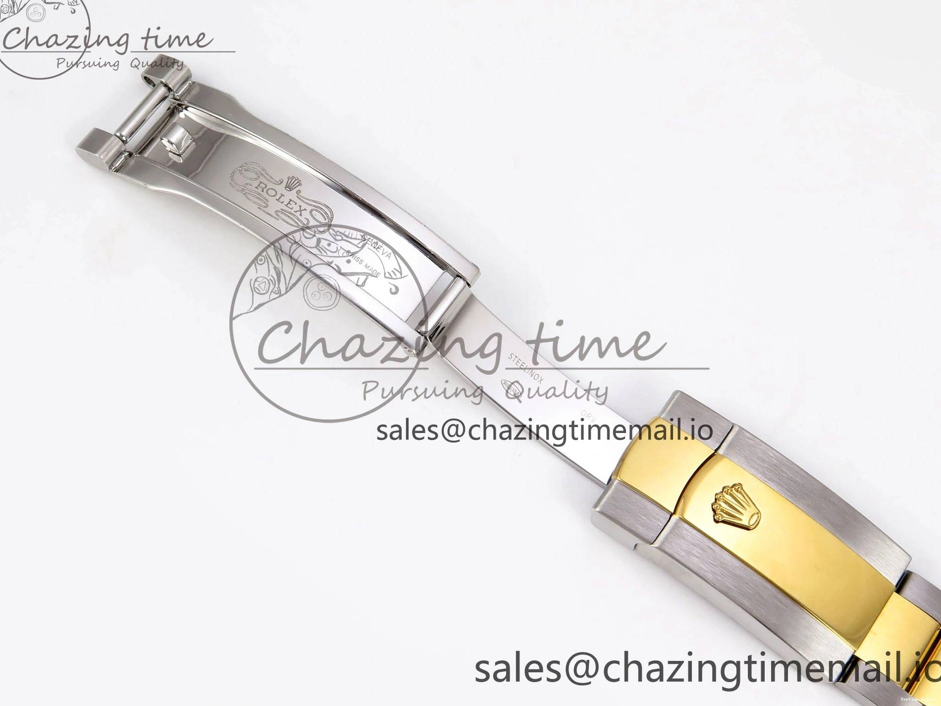 0110 Breathable DateJust 41 SS YG ARF 1:1 Best Edition 904L Steel YG Stick Dial on Oyster Bracelet SH 1260